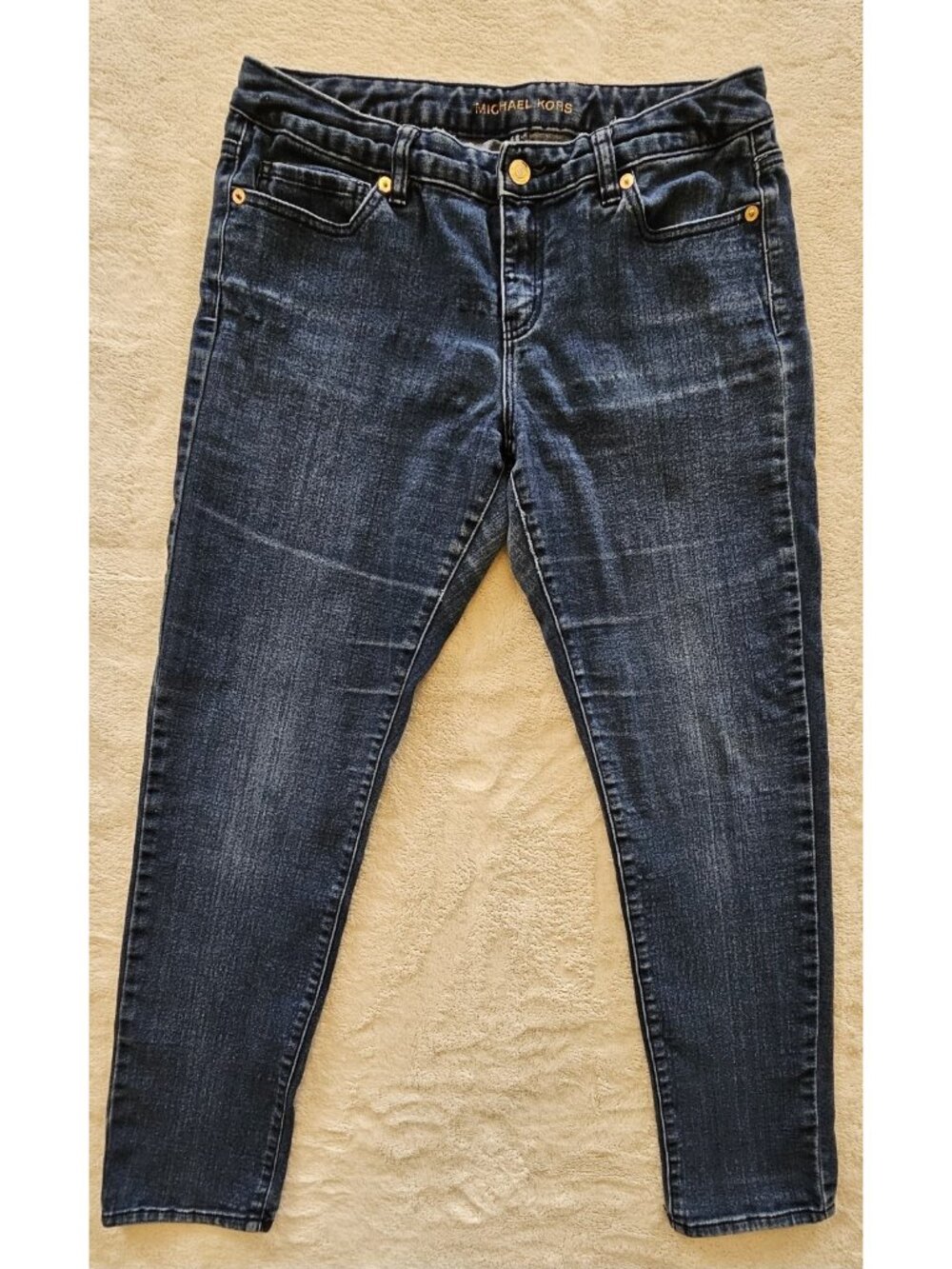 Womens Michael Kors Skinny Blue Jeans Size 8